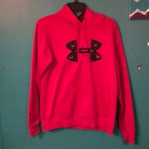 Under Armour Hoodie Pink Medium